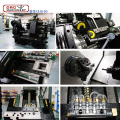 Taiwan Dual Spindel CNC Drehmaschine 3 Achse 5 Achse Metall Drehbett CNC Drehmaschine Preis